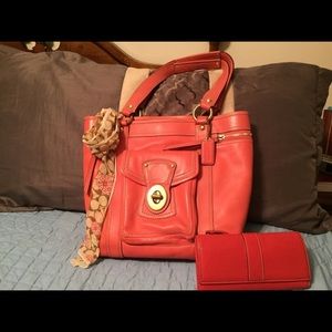 Coach purse and wallet. Items also sold separately